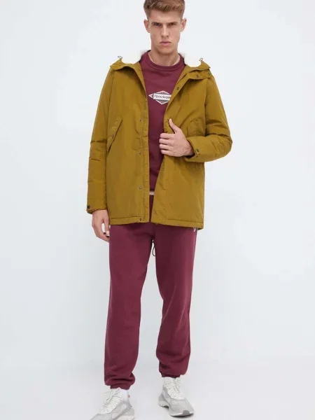 Bunda parka Jack Wolfskin zelená