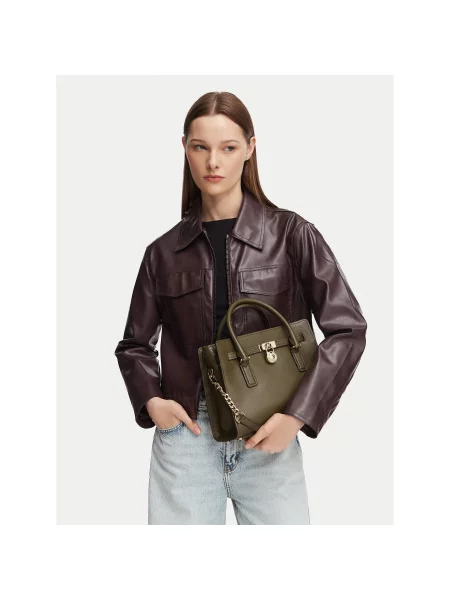 Ročna torba MICHAEL Michael Kors zelena