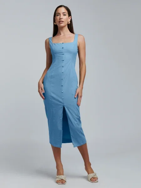 BWLDR Rochie Zahlia deschis albastru