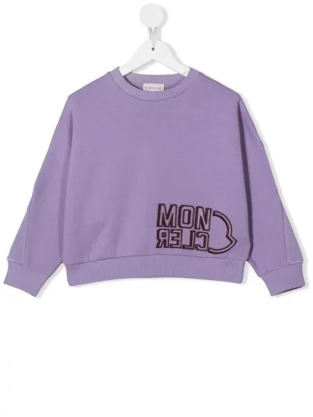 Bluza dziecięca Moncler Enfant fioletowa