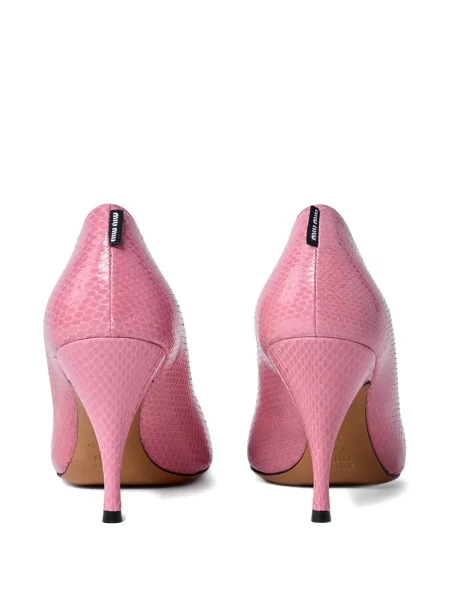 Pantofi cu toc Miu Miu roz