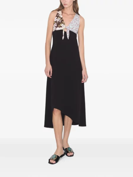 Rochie Tory Burch din crep negru