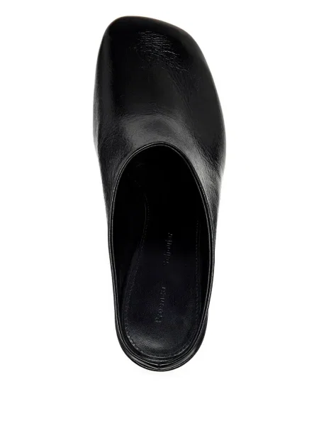 Papuci tip mules Proenza Schouler din piele negru