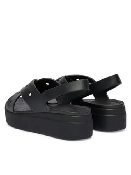 Szandál Crocs Brooklyn 4U Cross Strap Sandal fekete