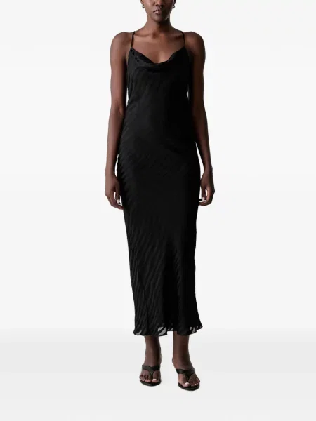 Rochie midi Patrizia Pepe cu model zebră negru