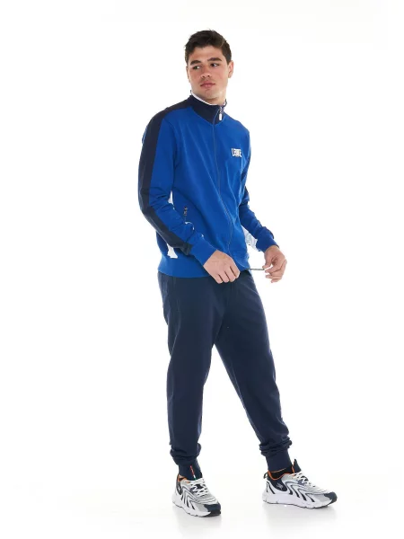Bluza z pełny błyskawiczny na co dzień niebieska