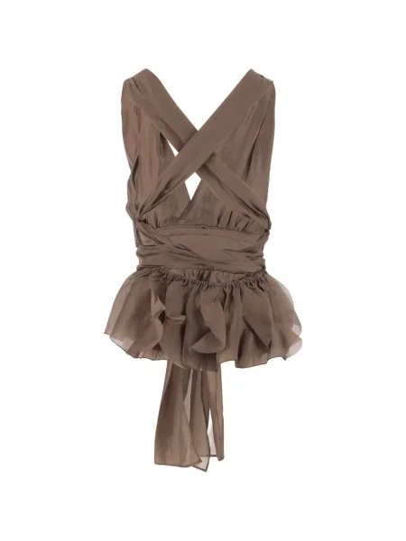 Top The Garment cu funde maro