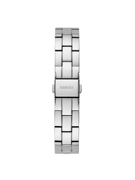 Lniany zegarek Guess w serca szary
