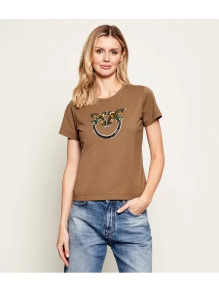 Pinko Tricou QUENTIN maro