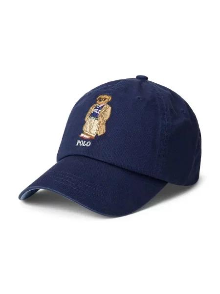 Шапка с козирка Polo Ralph Lauren Cls Sprt с апликация тъмносиньо