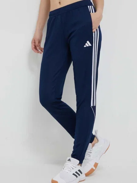Spodnie Adidas Performance niebieskie