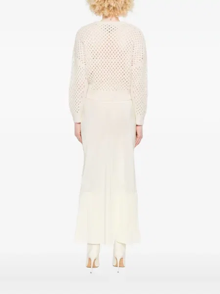 Pulover Max Mara lung alb