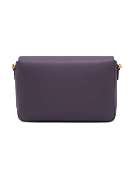 Torebka Emporio Armani skórzana fioletowa