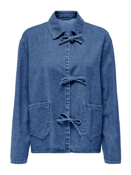 Imily Bela Geacă de primăvară-toamnă denim albastru