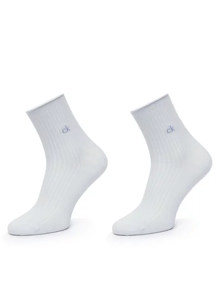 Șosete lungi Calvin Klein deschis albastru