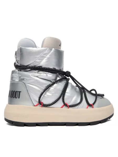Čizme za snijeg adidas Moon Boot Ace Srebrna