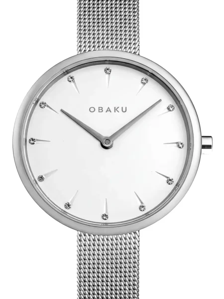 Ceas Obaku alb