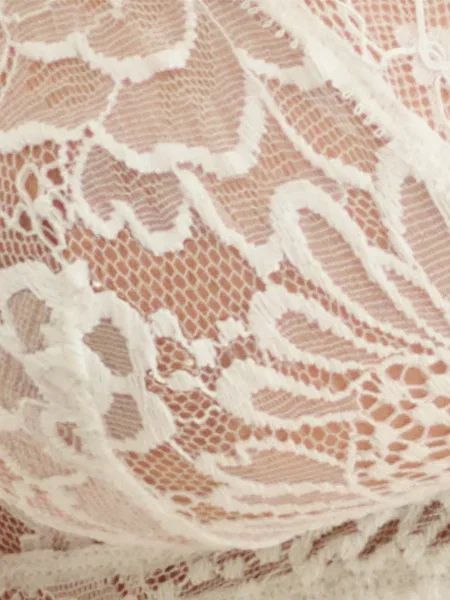 Sutien Eres din dantelă alb