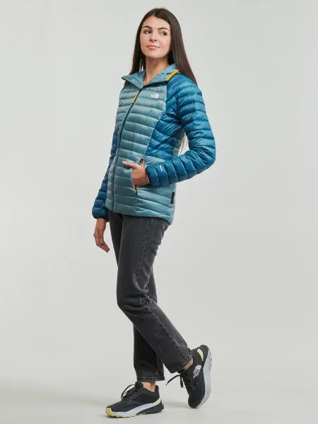 Geacă cu puf The North Face albastru