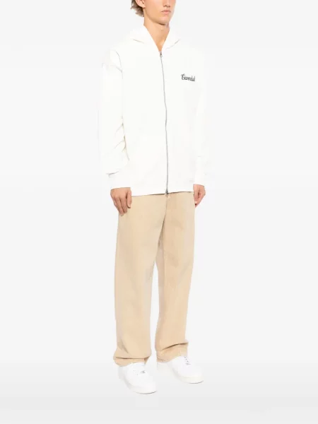 Hoodie Cavendish με κέντημα λευκό
