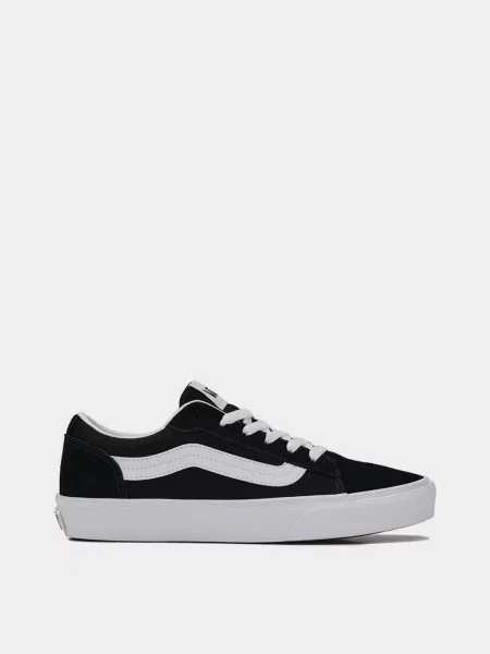 Кеди низькі Vans VERO LS білий/чорний замша/текстиль білі