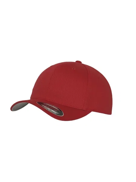 Czapka baseballowa dla dzieci Flexfit Wooly Comber czerwona