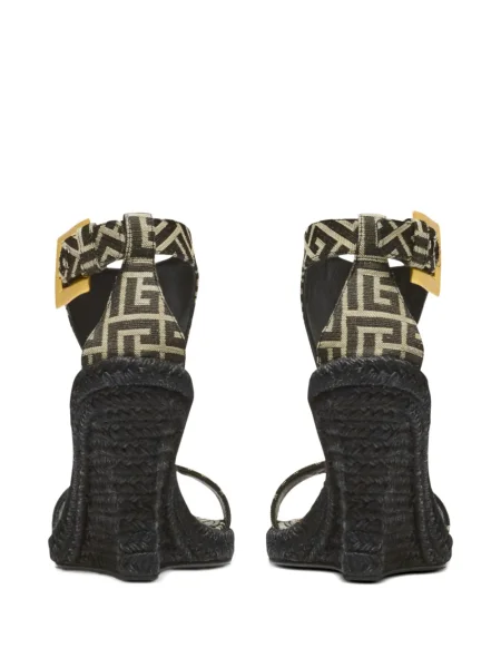 Espadrile Balmain cu pană negru