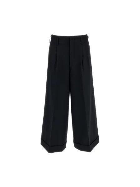 Spodnie Comme Des Garcons wełniane czarne