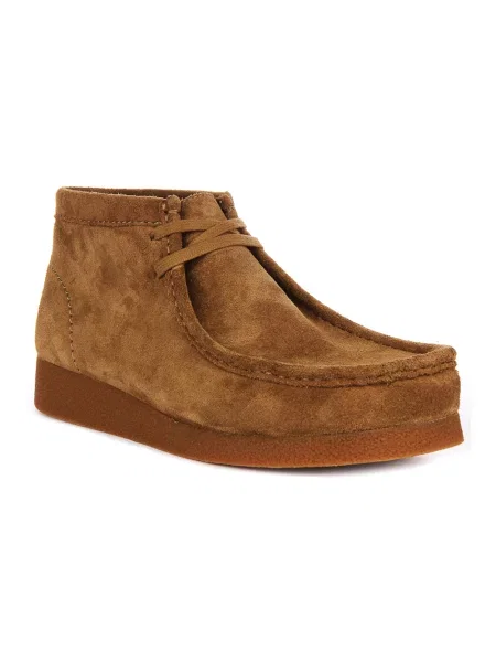 Trampki Clarks skórzane beżowe