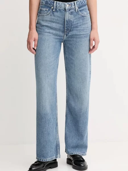 Tommy Hilfiger jeansy medium waist niebieskie