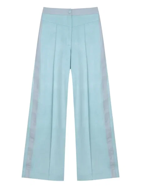 Spodnie Isolda w paski niebieskie