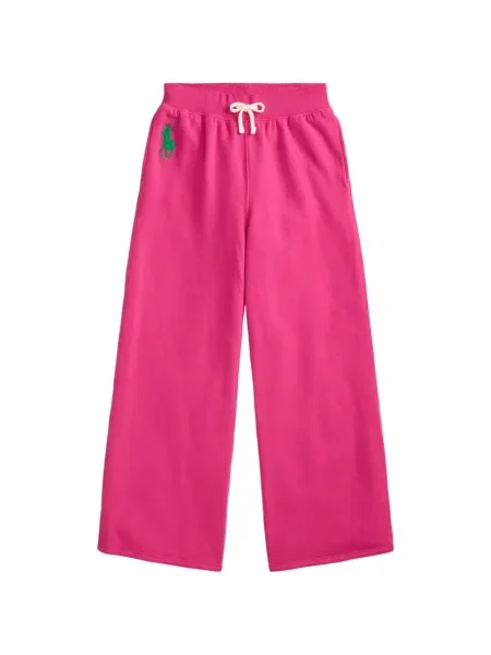 Spodnie dziecięce Polo Ralph Lauren różowe