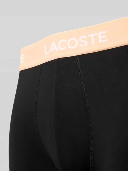 Obcisłe bokserki z mieszanka bawełny w Lacoste czarne