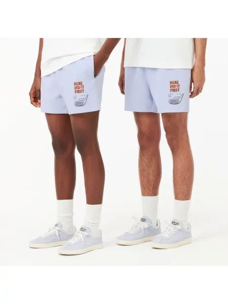 Шорты Lacoste голубые