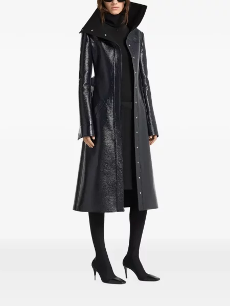 Gulerat palton Courreges albastru