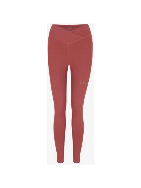 Długie legginsy Born Living Yoga Nara w kolorze jasnoczerwonym XS czerwone