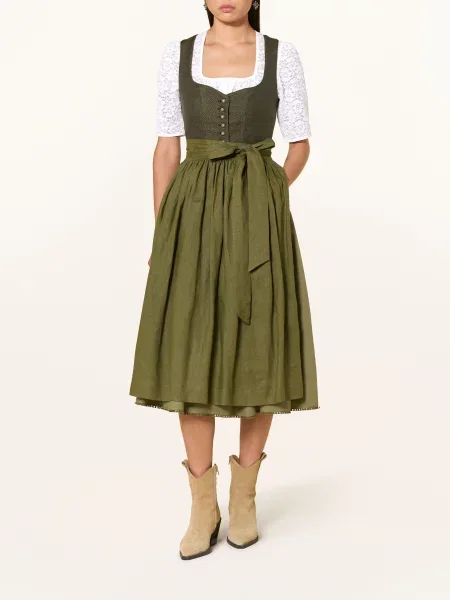 Wallmann Krajková Dirndl Halenka bílá