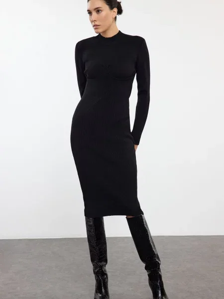 Rochie midi Trendyol negru