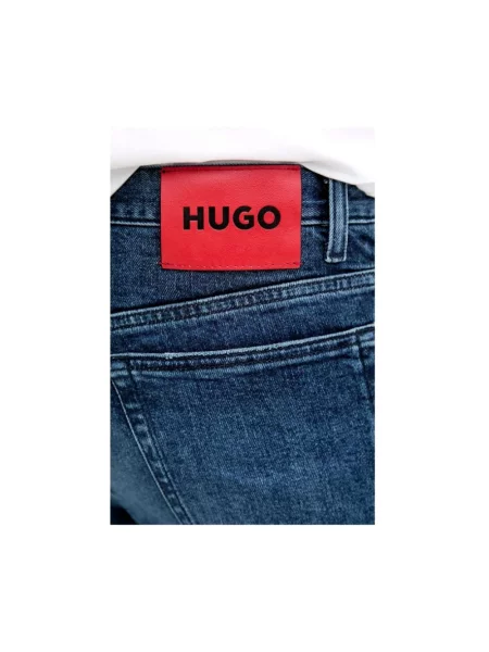 Jeansy Hugo niebieskie