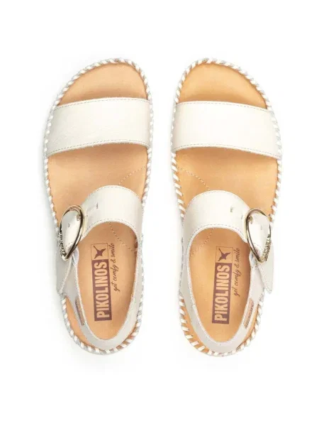 Pantofi Pikolinos de lână alb