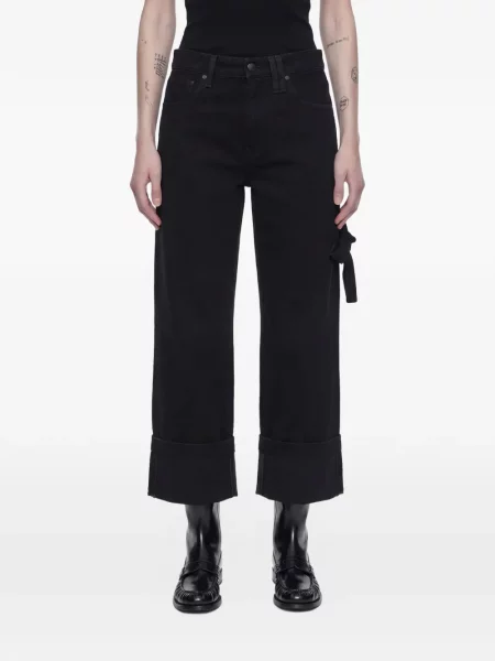 Cropp blugi Simone Rocha cu legături negru