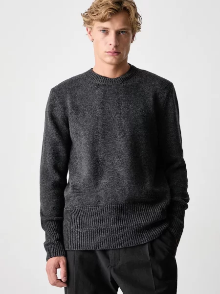 Maison Margiela pulover z volno siva