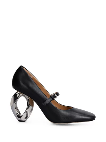 Pantofi cu toc Jw Anderson cu cataramă cu bretele negru
