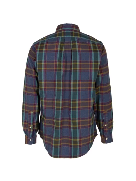 Sweter Polo Ralph Lauren z okrągłym dekoltem w kratę biały