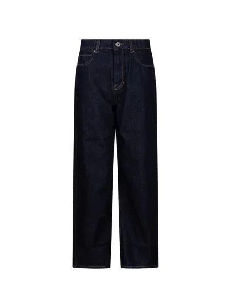 Blugi cu picior larg Weekend Max Mara albastru