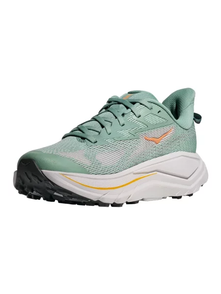 Lniane sneakersy Hoka One One zielone