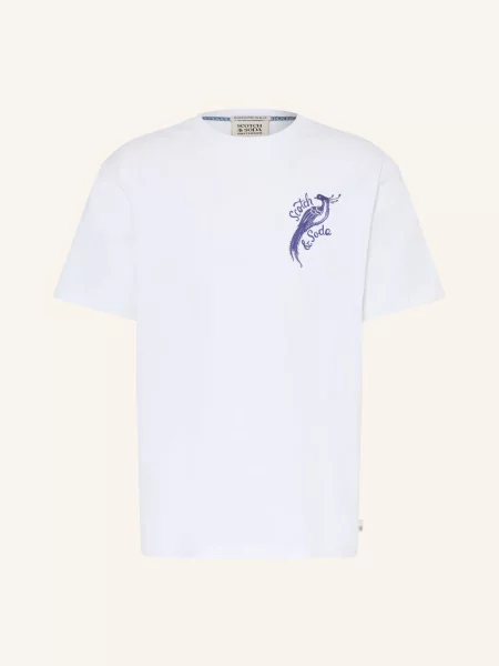 Scotch & Soda Tričko bílá / tmavě modrá