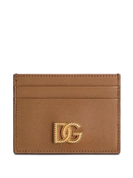 Pénztárca Dolce & Gabbana autogrammal barna