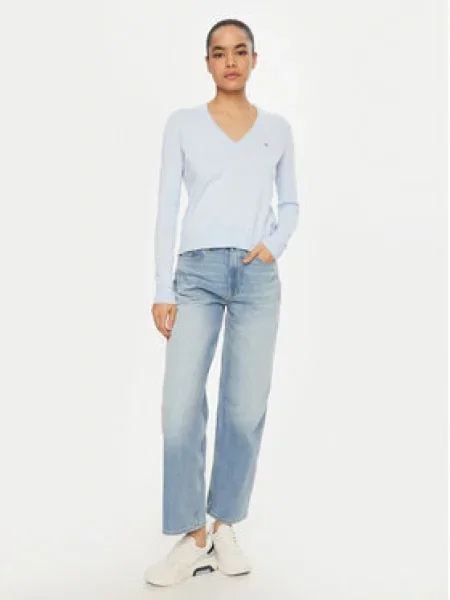 Tommy Jeans Svetr Essential Světle modrá