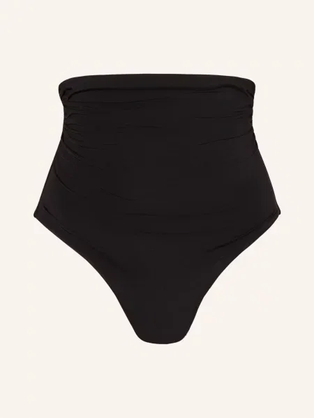 Max Mara Beachwear Spodenki Bikini Z Wysokim Stanem Salli schwarz czarne